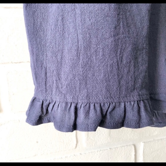 NEW Zaful navy blue ruffle button front romper 6 - Picture 14 of 14